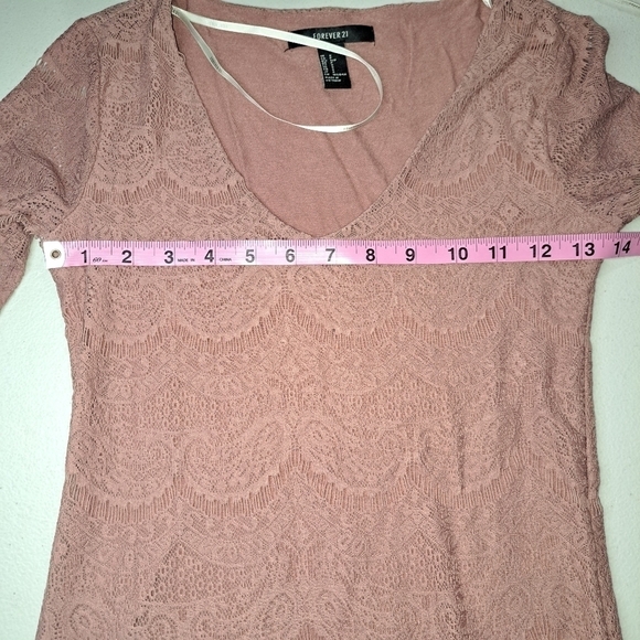 Forever 21 Lace BodyCon Dress Size Small - Picture 7 of 8